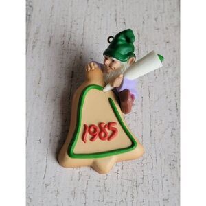 Hallmark 1985 Baker elf ornament Xmas icing vintage